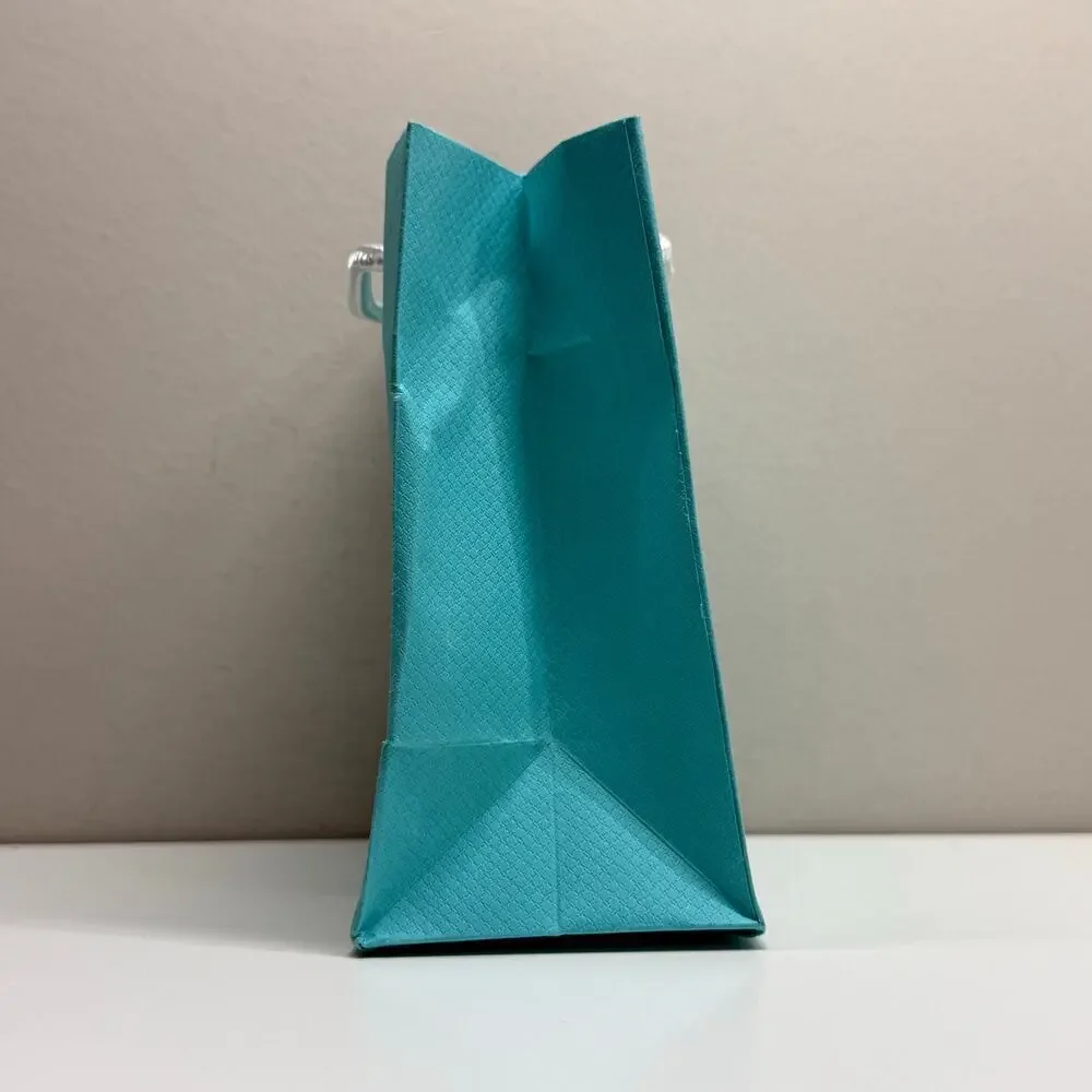 Tiffany & Co. | Gift Bag w/ Card | Mint Green | 6 x 5 x 3 in.